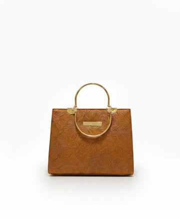 Caramel Bloom Tote