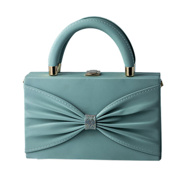 Teal Étoile Bow Bag