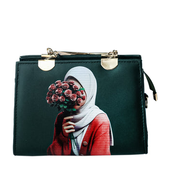 Verdant Rose Satchel