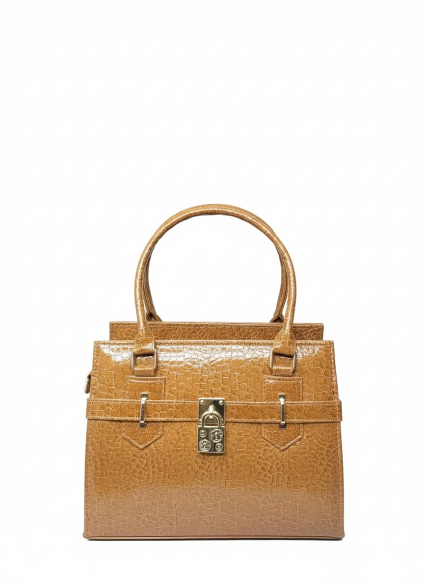 Caramel Elegance Handbag